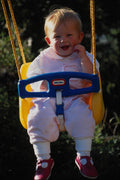 784007 One year old Girl, Swinging A4 Photo Print