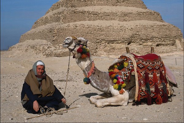 784012 Stepped Pyramid, Djoser, Sakkara, Egypt A4 Photo Print