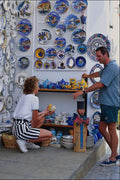 784019 Shopping, Rhodes, Greece A4 Photo Print