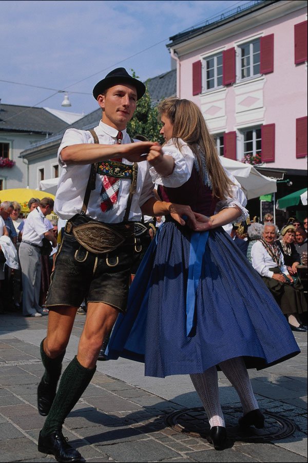 784022 Schladming Dancers, Austria A4 Photo Print