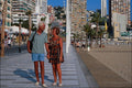 784025 Benidorm Promenade, Spain A4 Photo Print
