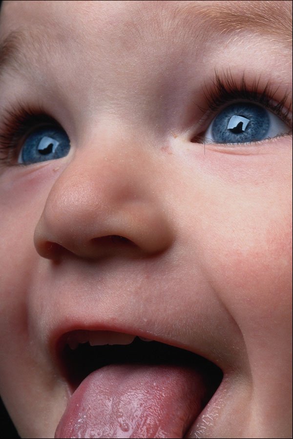 784041 Baby Face A4 Photo Print