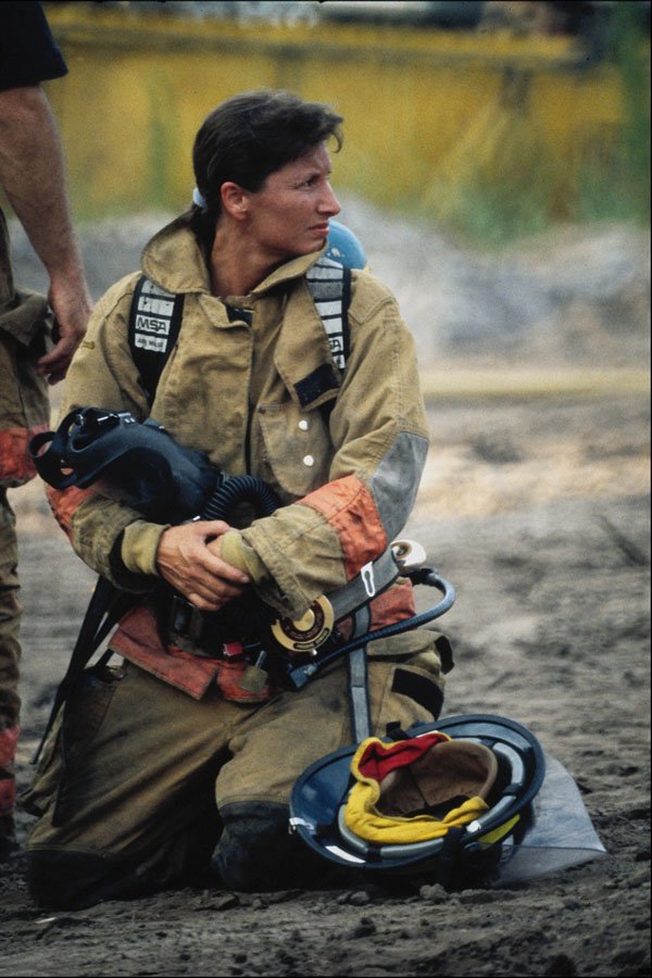 784044 Fire Woman A4 Photo Print