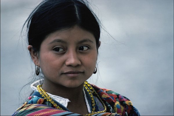 784079 Portrait, Mexican Girl A4 Photo Print