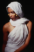 784083 Samanther, Portrait With African Outfit A4 Photo Print