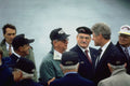 785001 President Bill Clinton And Veterans Arriving At Pointe Du Hoc, France A4 Photo Print