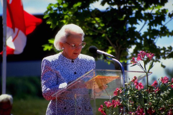 785011 Governor General Madame Sauve, Aviation Museum Opening A4 Photo Print
