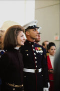785022 Jackie Kennedy And U.S. Marine A4 Photo Print