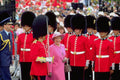 785079 Queen Elizabeth Reviewing Royal Guard In Ottawa, Canada A4 Photo Print