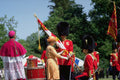 785080 Queen Elizabeth Officially Blessing The Colors Of Her Regiment A4 Photo Print