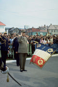 785087 General Charles De Gaulle, Speaking A4 Photo Print