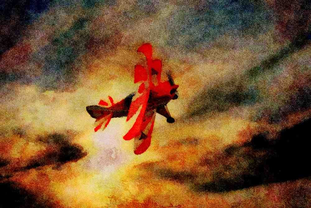 786013 Pitz Special, Single Seat Aerobatic Aircraft A4 Limited Edition Watercolour Print
