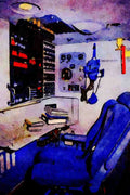 786026 Control Panel, McDonnell Douglas C 17 _Globemaster_ A4 Limited Edition Watercolour Print