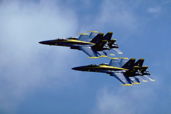 786031 McDonnell Douglas F 18, United States Navy, Blue Angels A4 Photo Print