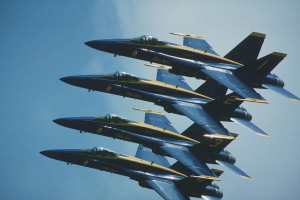 786035 McDonnell Douglas F 18, United States Navy, Blue Angels A4 Photo Print