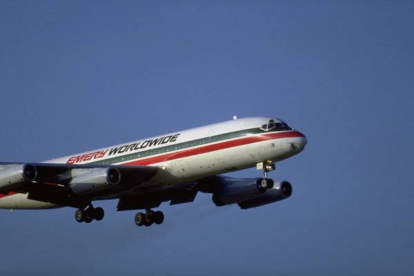 786045 Emery Worldwide DC 8 A4 Photo Print