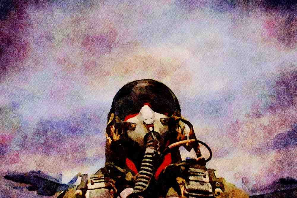 786051 FA 18 Pilot A4 Limited Edition Watercolour Print