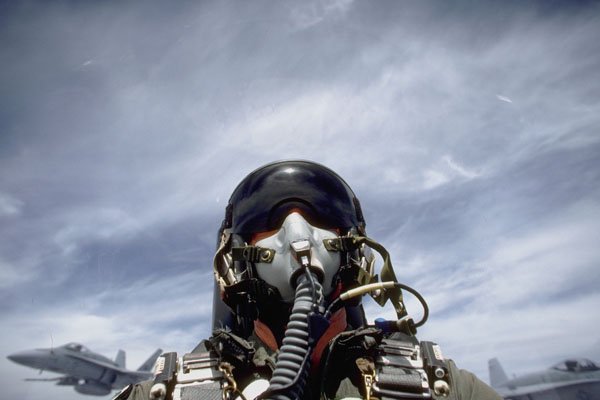 786051 FA 18 Pilot A4 Photo Print