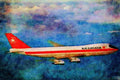786064 Air Canada 747, In Flight A4 Limited Edition Watercolour Print