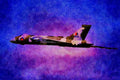 786074 Vulcan Display Flight At Boscombe Down, Wilts, Wilts, U.K. A4 Limited Edition Watercolour Print