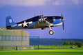 786088 Grumman F6F Hellcat Taking Off From Wroughton, U.K. A4 Photo Print