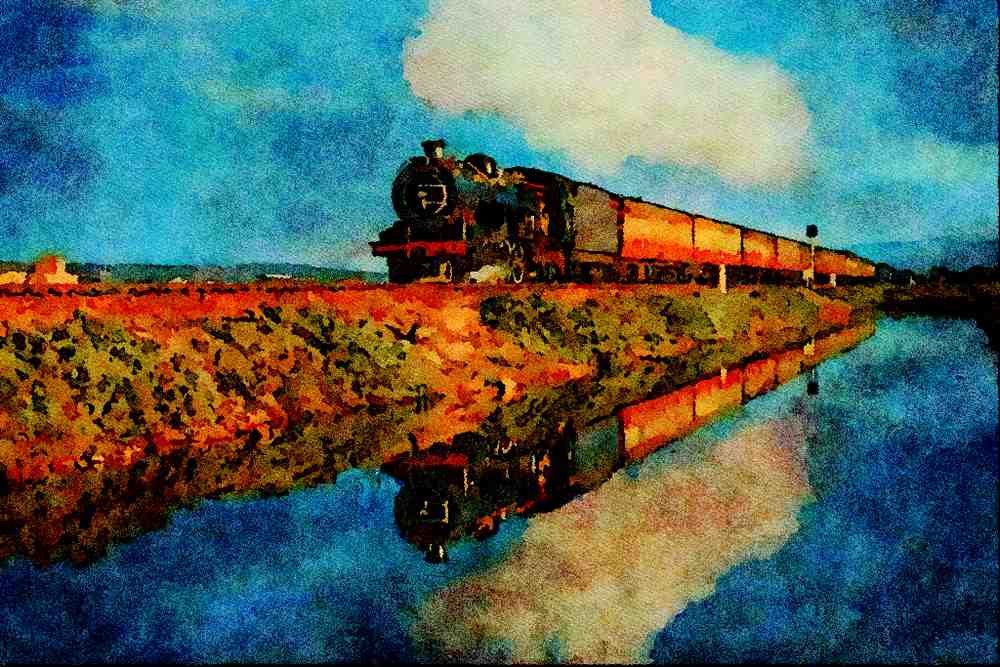 788021 Class 15AR, Port Elizabeth Suburban, South Africa A4 Limited Edition Watercolour Print
