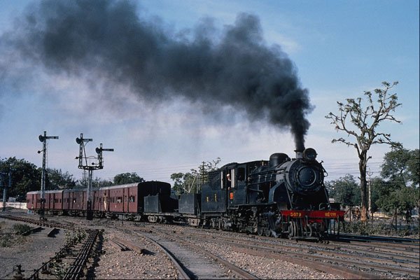 788027 Meter Gauge Class YL 2 6 2 Leaving Jaipur, India A4 Photo Print