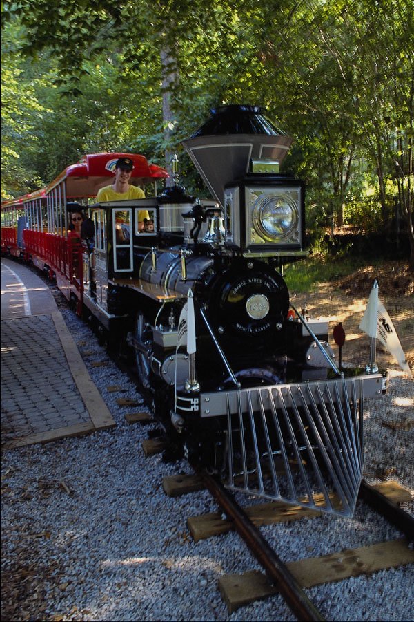 788030 Atlanta Zoo Train Ride A4 Photo Print