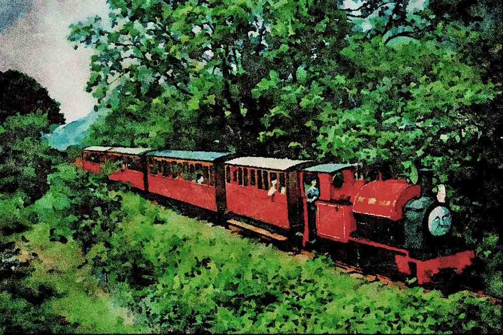 788037 Talyllyn Railway, Peter Sam A4 Limited Edition Watercolour Print