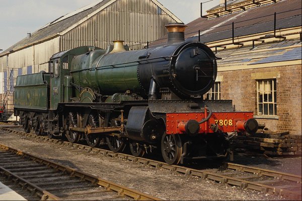 788043 Hall Class Locomotive, Didcot, Oxfordshire, England A4 Photo Print