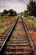 788050 Diffused Railway Line A4 Limited Edition Watercolour Print
