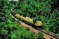 788062 Chicago And Northwestern EMD No. 8028 With Ore Train, 1990 A4 Limited Edition Watercolour Print