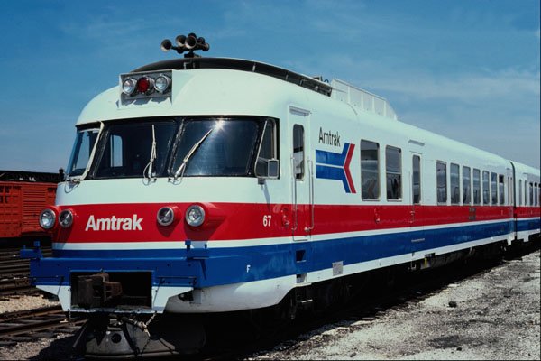 788067 Amtrak Turbo Train No. 67, Chicago, Illinois, U.S.A. A4 Photo Print