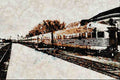 788087 D & RGW California Zephyr With Observation Silver Sky A4 Limited Edition Watercolour Print