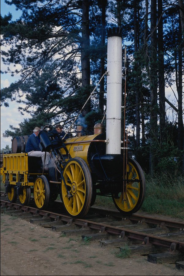 788088 The Replica Rocket At Weeting Steam Rally A4 Photo Print