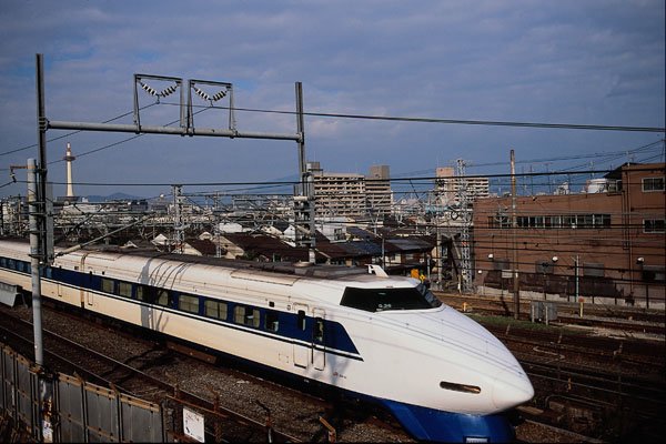 788090 The Shinkansen Or Bullet Train, Kyoto, Japan A4 Photo Print