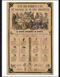 79 calaveras mexican day of the dead Advert A4 Photo Print