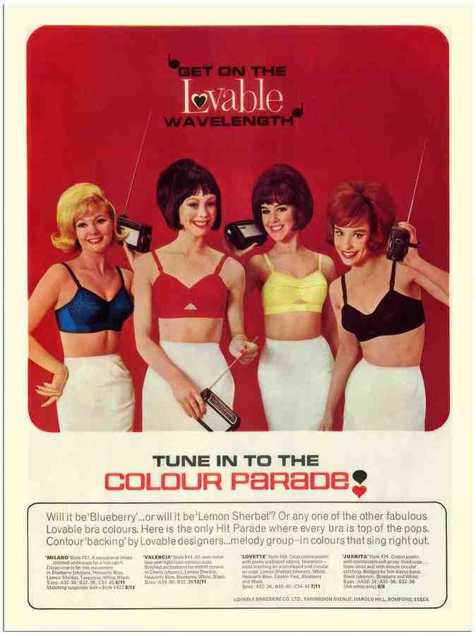 79 loveable bras 1960s 2 Vintage Advert A4 Photo Print