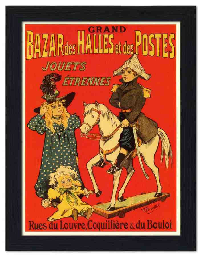 790 grand bazar toy fair fernel 1900 2 Vintage Advert A4 Photo Print