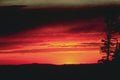 790004 Sunset Near Cedar Breaks National Monument, Brian Head, Utah, U.S.A. A4 Photo Print