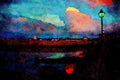 790006 Day's End Over Moorish Cordoba A4 Limited Edition Watercolour Print