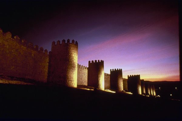 790007 Turrets And Walls Of Avila A4 Photo Print