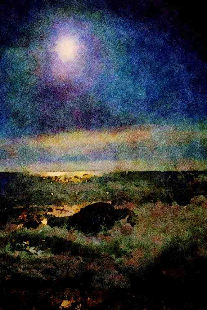 790010 Raging Surf, Atlantic Coast A4 Limited Edition Watercolour Print