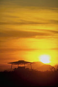 790040 Casa Grande Ruins At Sunset, Coolidge, Arizona, U.S.A. A4 Photo Print