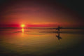 790057 Beach Sunset A4 Photo Print