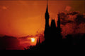 790067 Walt Disney World At Sunset, Orlando, Florida, U.S.A. A4 Photo Print
