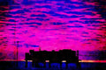 790068 Sunset Over Base A4 Limited Edition Watercolour Print