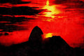 790082 Sugarloaf Mountain, Rio De Janeiro, Brazil A4 Limited Edition Watercolour Print
