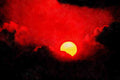 790084 Sun And Clouds A4 Limited Edition Watercolour Print