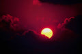 790084 Sun And Clouds A4 Photo Print